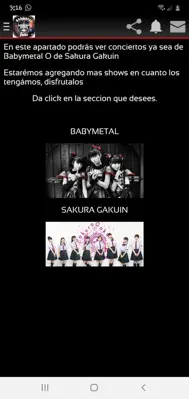 Babymetal Radio android App screenshot 0