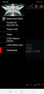 Babymetal Radio android App screenshot 2